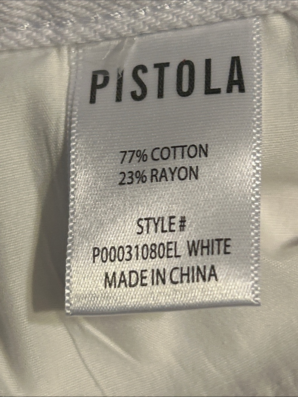 pistola White Denim Maxi Skirt with Front Slit - Picture 7 of 7